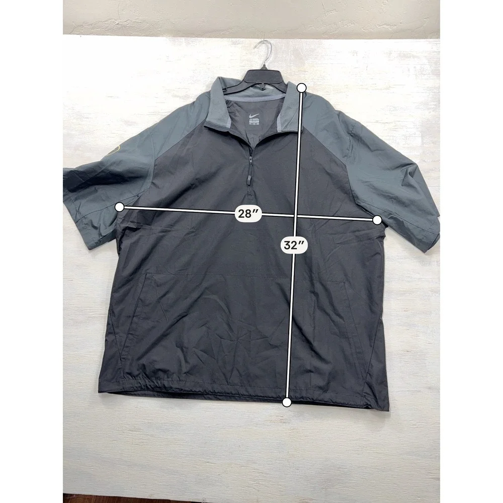 Nike Pullover Colorado Buffaloes 1/4 Zip Windbreaker Black Mens XXL